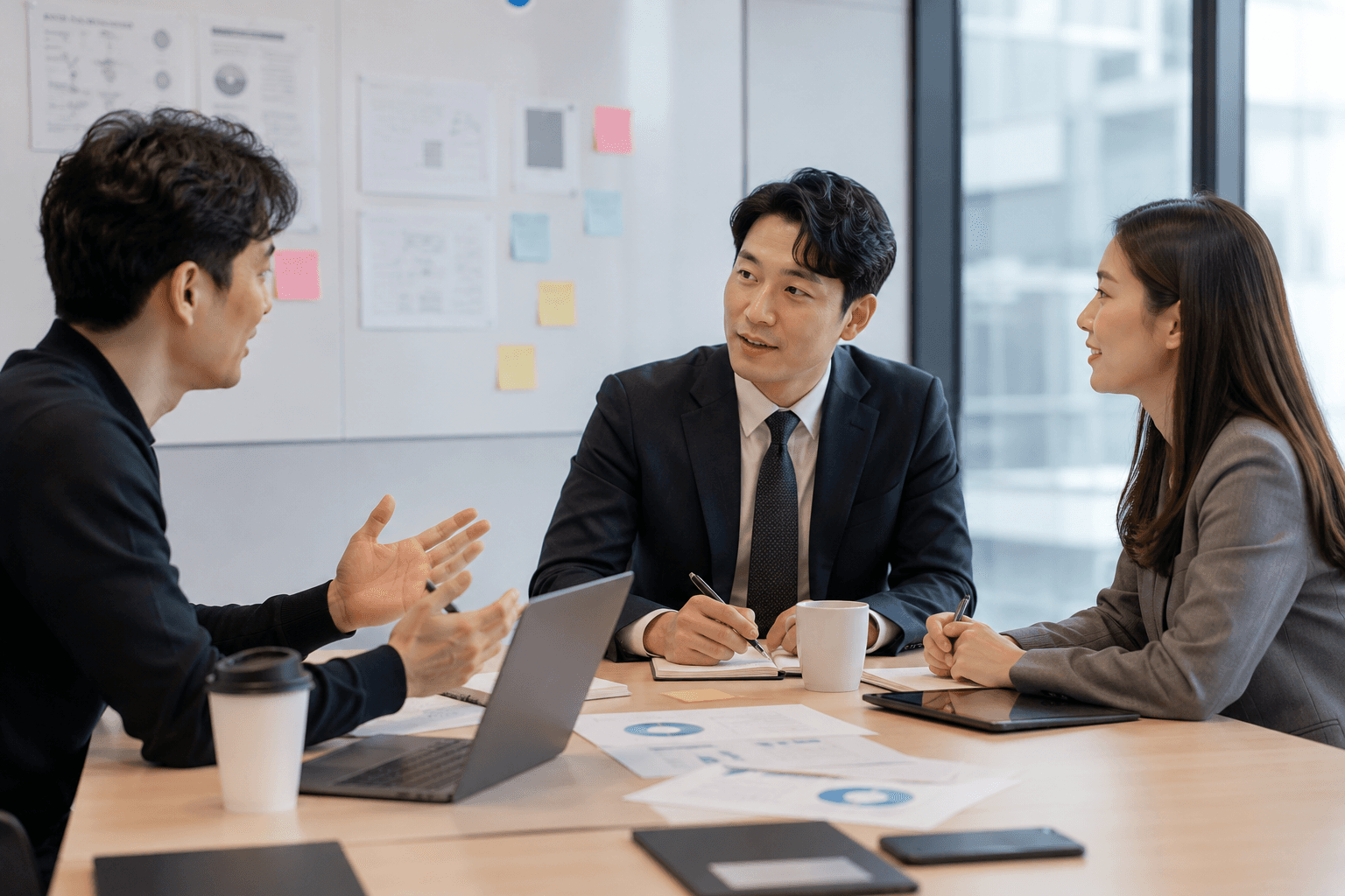 XNI LAB 팀 미팅 모습